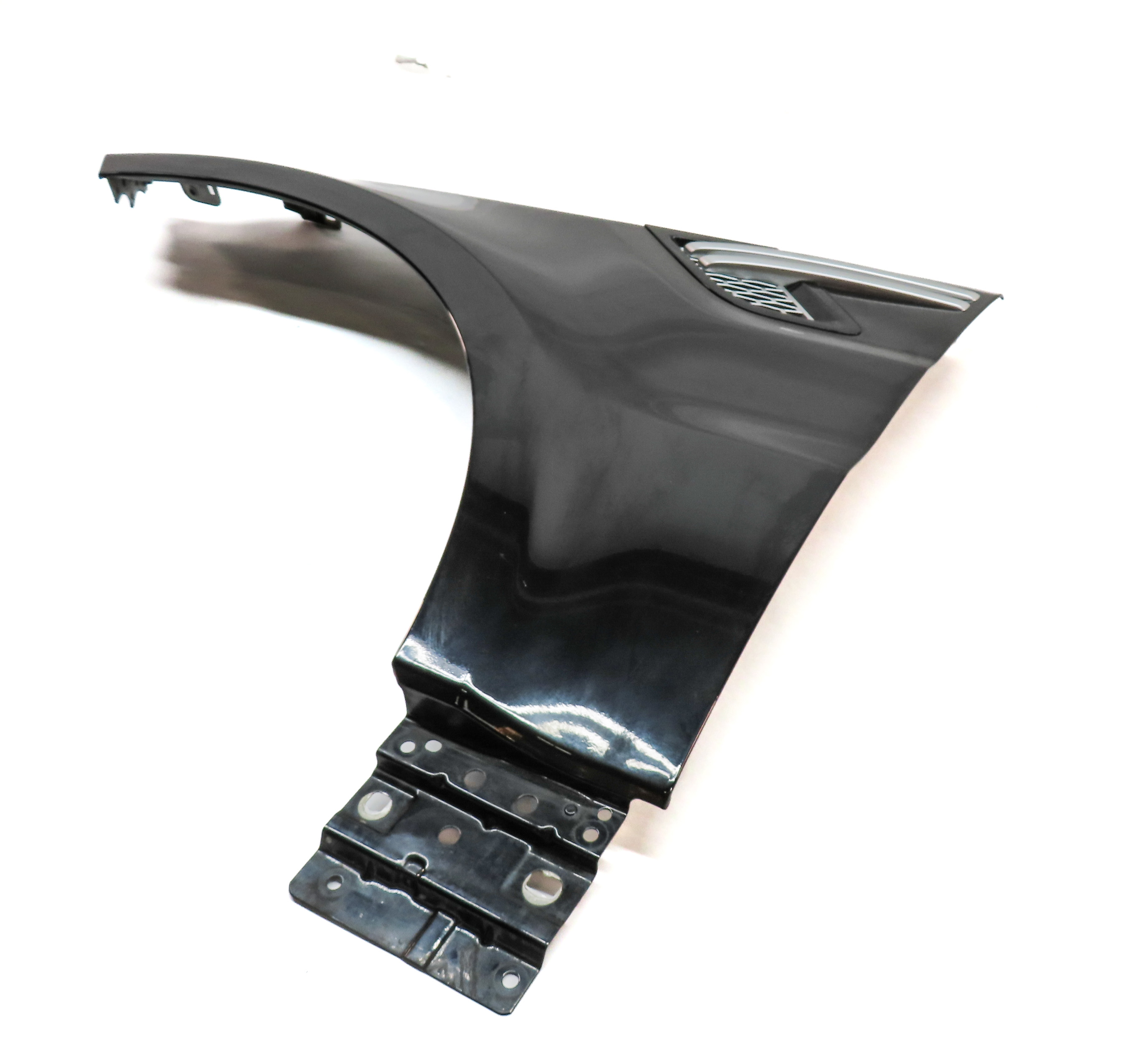 14-17 RANGE ROVER SPORT (L494) FRONT LEFT DRIVER FENDER w/ GRILLE VENT (Black) — exact item pictured